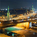 Вид на Кремль из гостиницы Балчуг